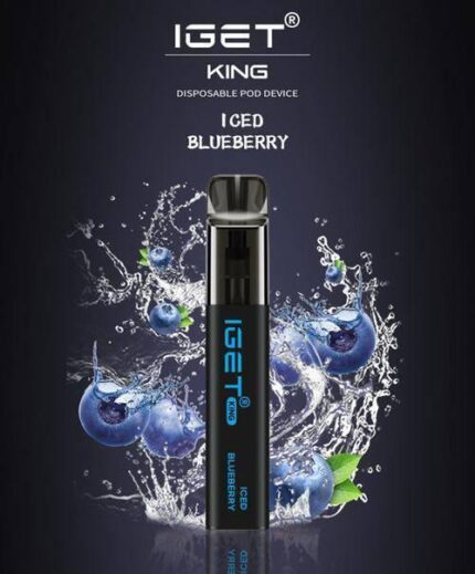 IGET KING - ICED BLUEBERRY - 2600 PUFFS
