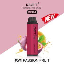IGET MEGA ?C PASSIONFRUIT ?C 3000 PUFFS