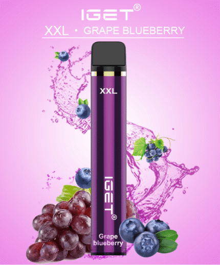 IGET XXL - GRAPE BLUEBERRY - 1800 PUFFS