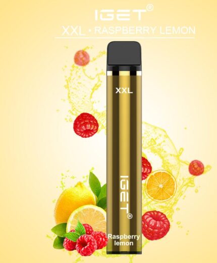 IGET XXL ?C RASPBERRY LEMON ?C 1800 PUFFS